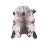 Kunstfell Western Silber/braun 130x170 Cm, Rinderfelloptik - Braun, Basics, Textil (130/170cm) - Kayoom