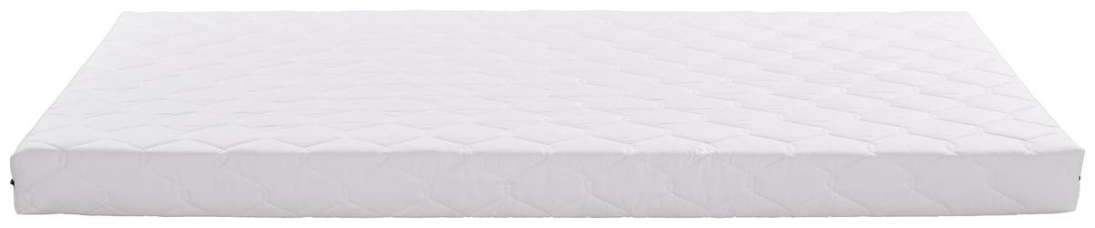Komfortschaummatratze Base 90x200 cm H3 H: 13 cm - Weiß, MODERN, Textil (90/200cm) - Livetastic