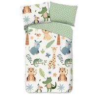WENDEBETTWÄSCHE SABAH - Multicolor/Grün, Basics, Textil (140/200cm)