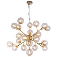 Pendelleuchte Dallas - Goldfarben, Trend, Glas/Metall (65/40/65cm) - MAYTONI