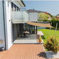 Sonnensegel Quadrat 5x5 - Beige, Basics (500/500cm)