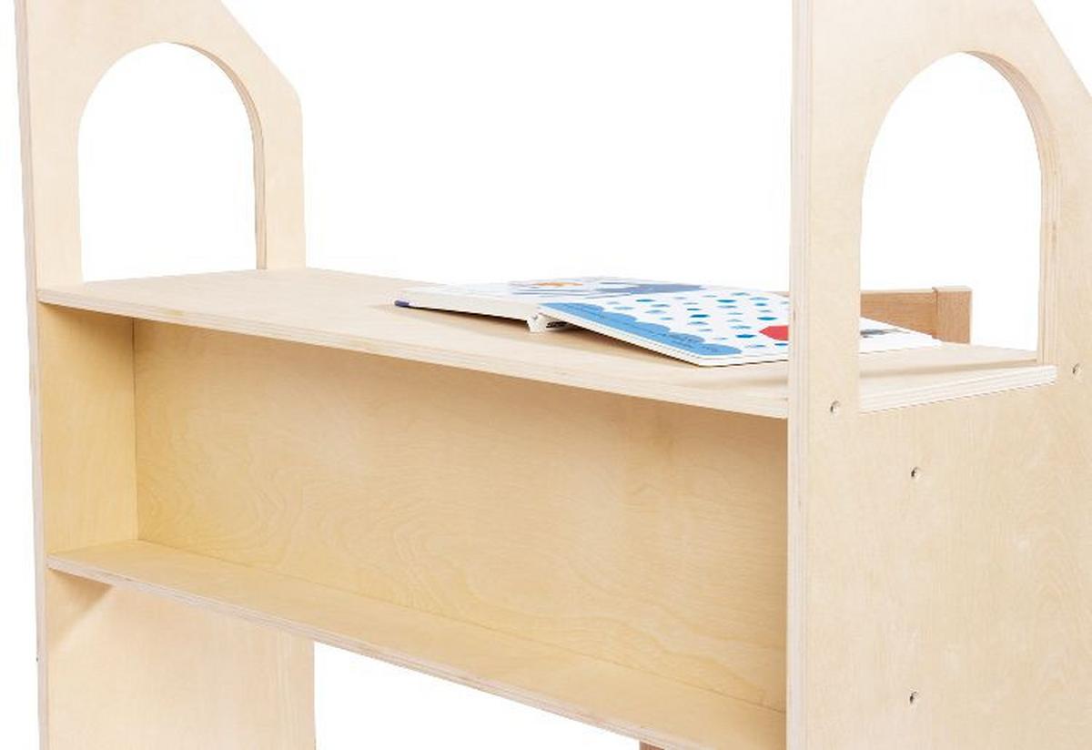 Spielhaus Thilda - Birkefarben/Kieferfarben, Basics, Holz (119/122/94cm) - Pinolino