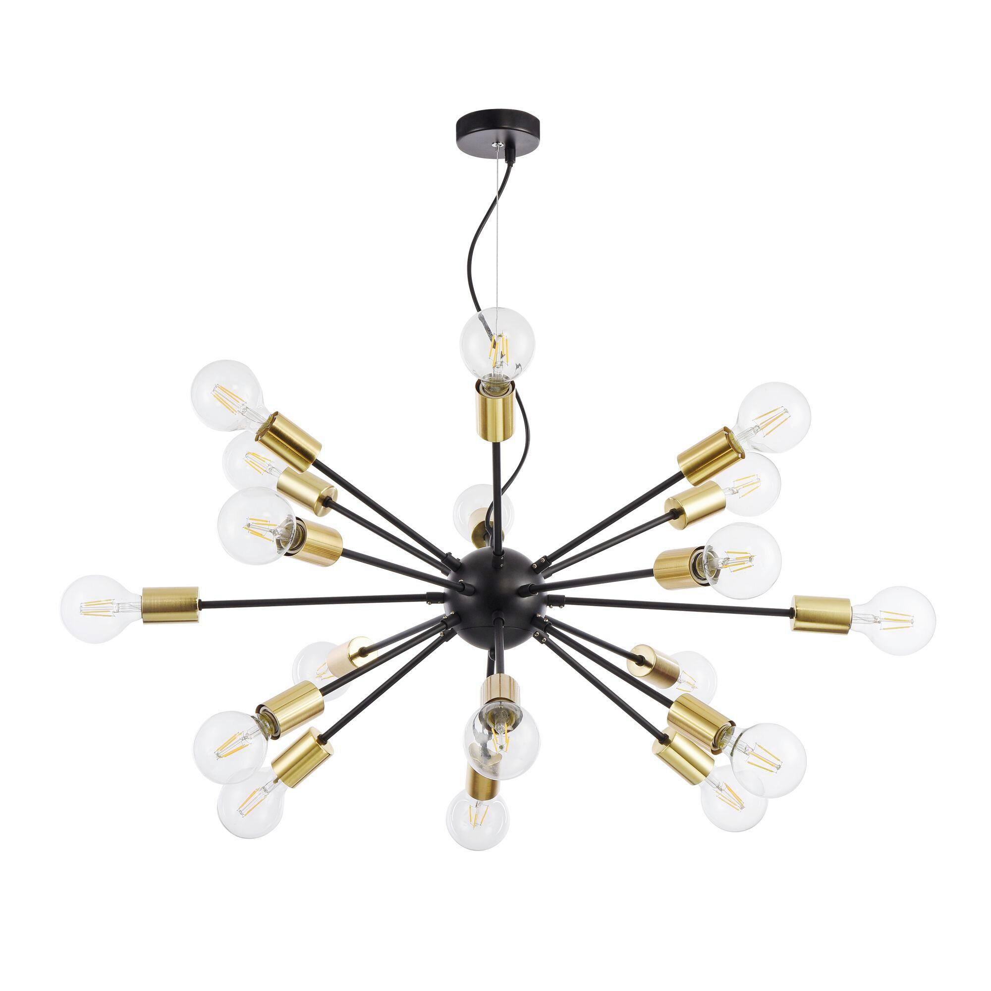 Pendelleuchte Jackson - Schwarz, Trend, Metall (98/74,2cm) - MAYTONI