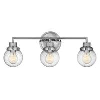 Bad-wandleuchte Poppy Ip44 3-Flammig In Chromfarben - Chromfarben, LIFESTYLE, Glas/Metall (61.5/25/18.3cm) - Elstead Lighting