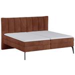 Boxbett Aurora - Rostfarben/Schwarz, MODERN, Holz/Holzwerkstoff (180/200cm) - Luca Bessoni