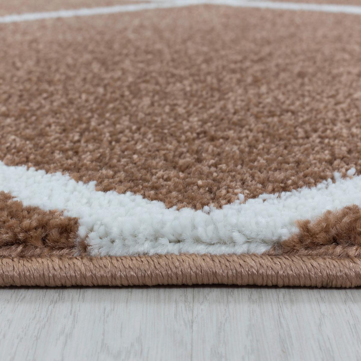 Hochflor Teppich Kupferfarben Rio 80x150 Cm - Kupferfarben, Basics, Textil (80/150cm)