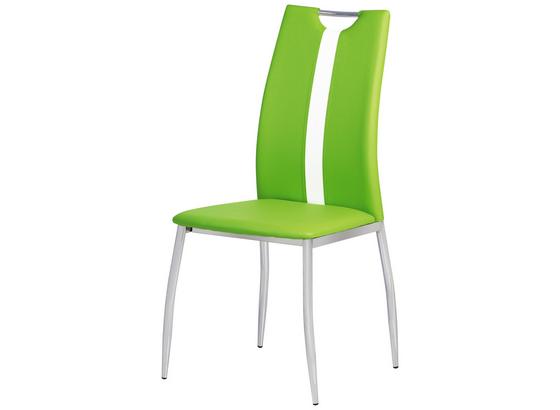 Stolička Viki - zelená, Moderný, umelá hmota/kov (44/97/41cm) Stolička Viki - zelená, Moderný, umelá hmota/kov (44/97/41cm)