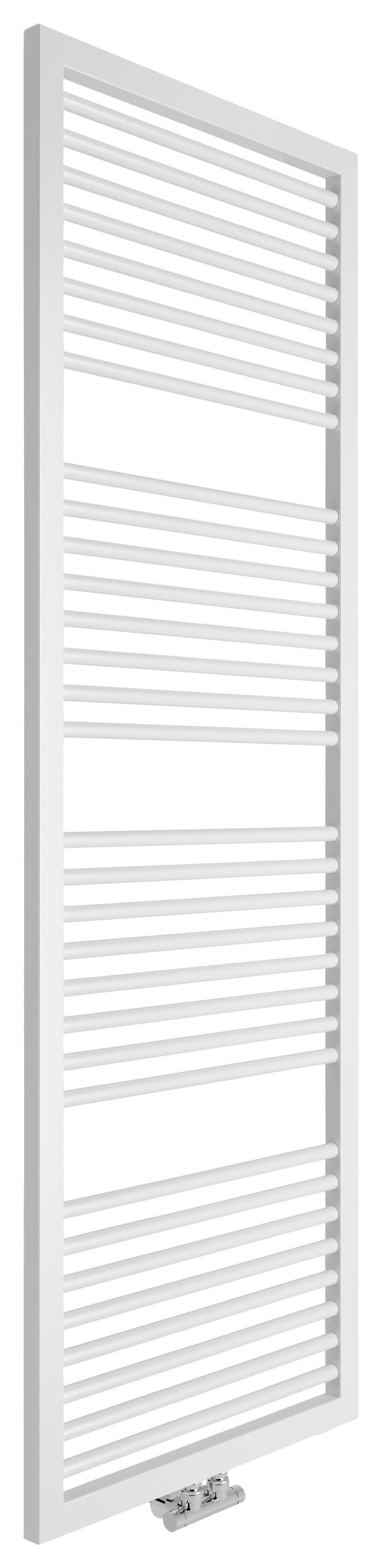 Handtuchheizkörper Rimini R181 BxHxT: 60x181,3x3 cm 1007w - Weiß, MODERN, Metall (60/181,3/3cm)