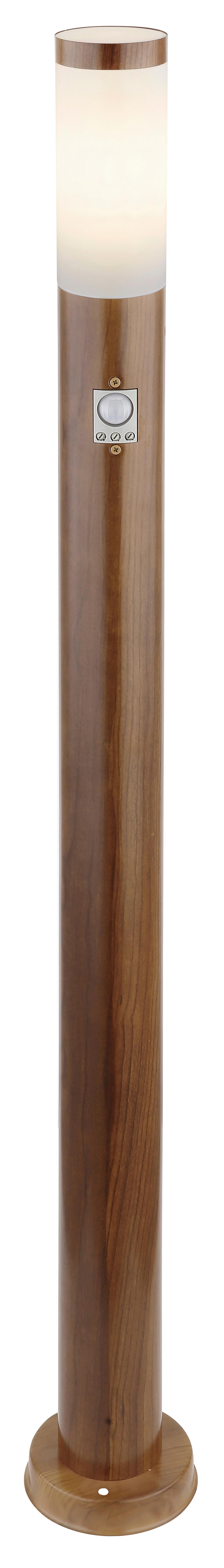 Außenleuchte Mit Bewegungsmelder 30 W - Opal/Naturfarben, Basics, Kunststoff/Metall (12,7/110cm) - Globo