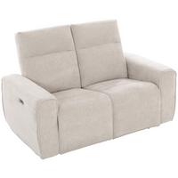 2-Sitzer Sofa Paco Webstoff Beige, B: 158 cm - Beige/Schwarz, MODERN, Holz/Textil (158/102/93cm)