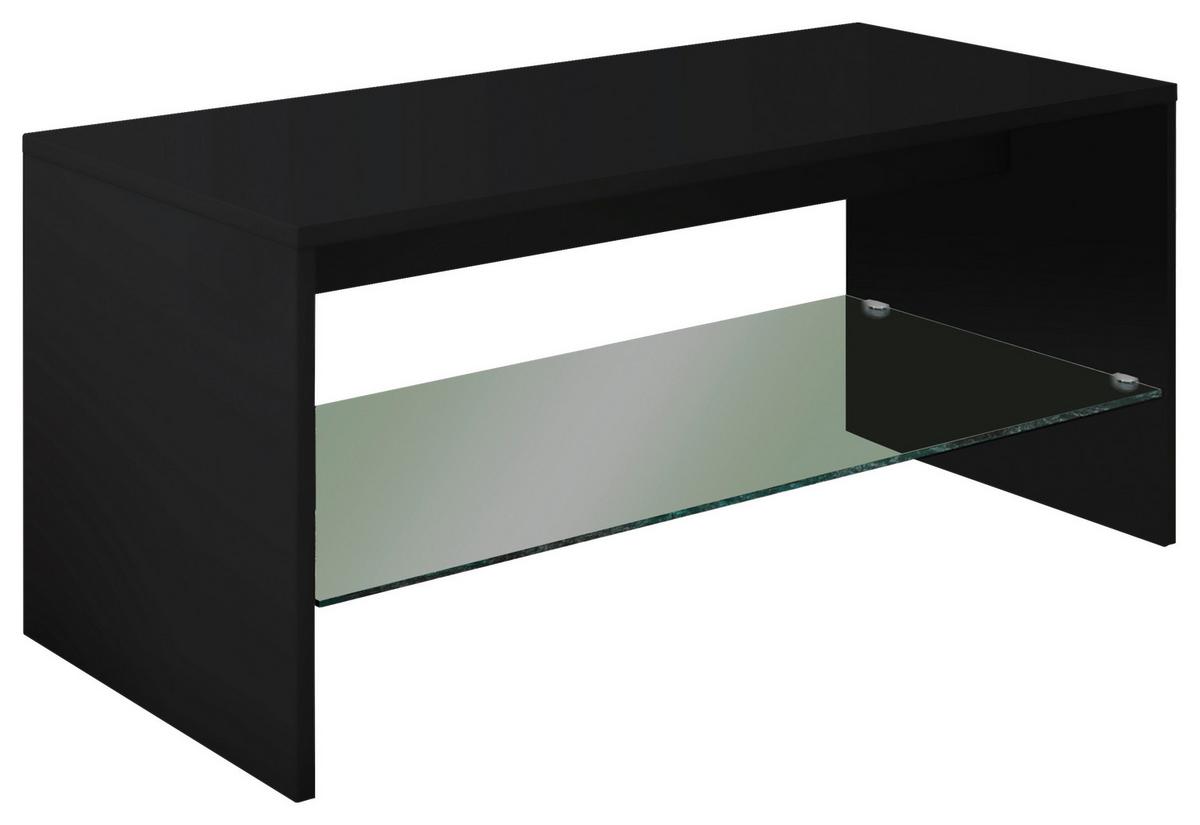 Konferenčný stolík WISAL čierny - čierna, Modern, kompozitné drevo (90/40/40cm) - MID.YOU