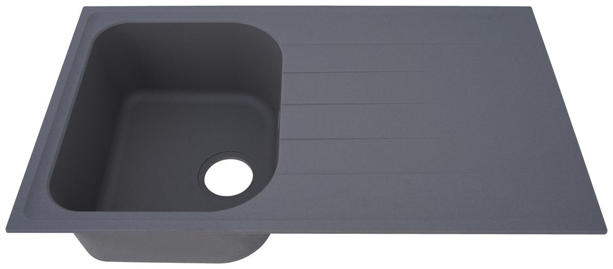 Spüle Respekta Stein Bxt: 86x50 cm - Grau, Trend, Stein (86/20,9/50cm) - Respekta