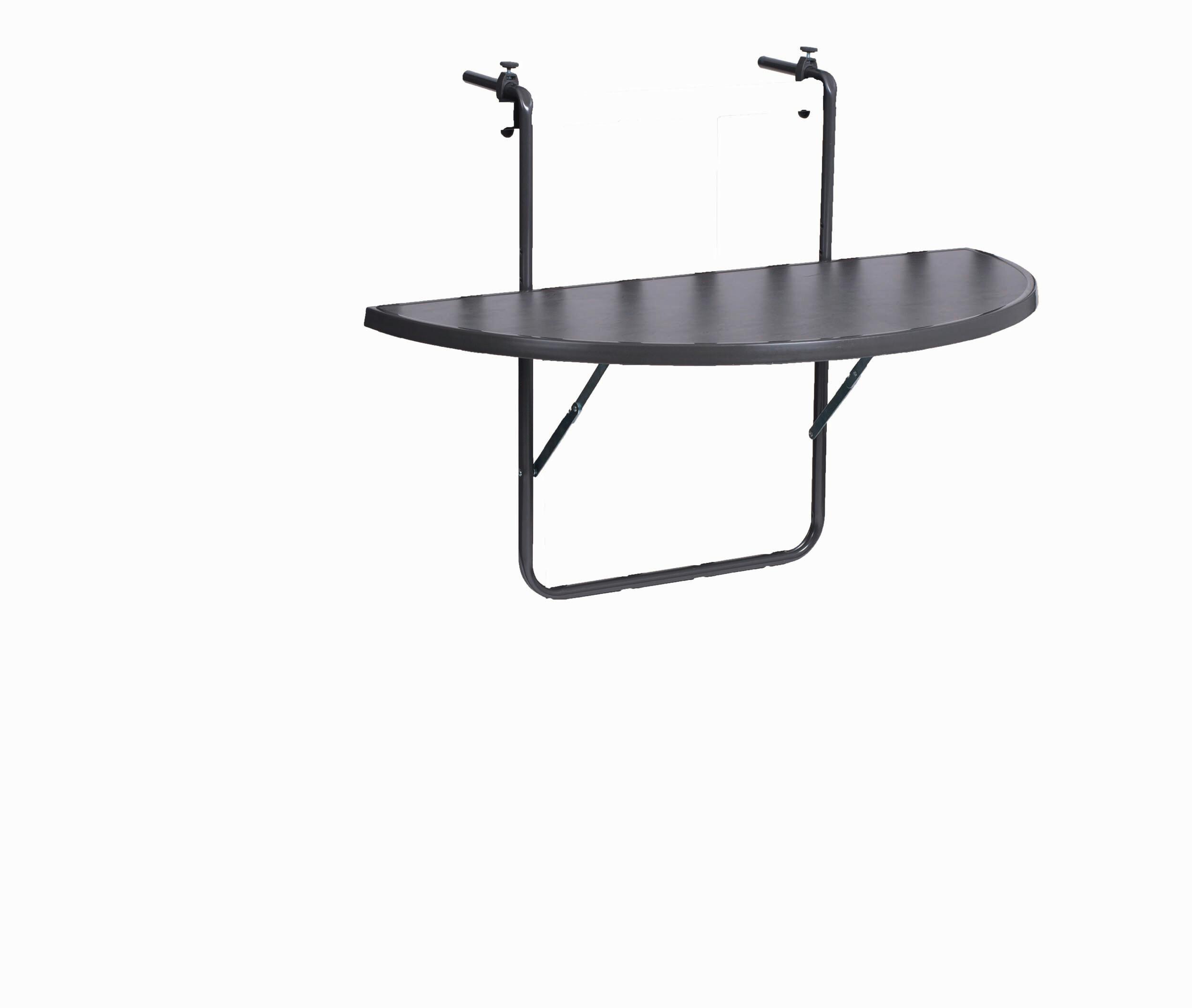 BALKONHÄNGETISCH BUTLER – BALKONHÄNGETISCH - Anthrazit, Basics, Metall (100/50/8cm) - Gardenson