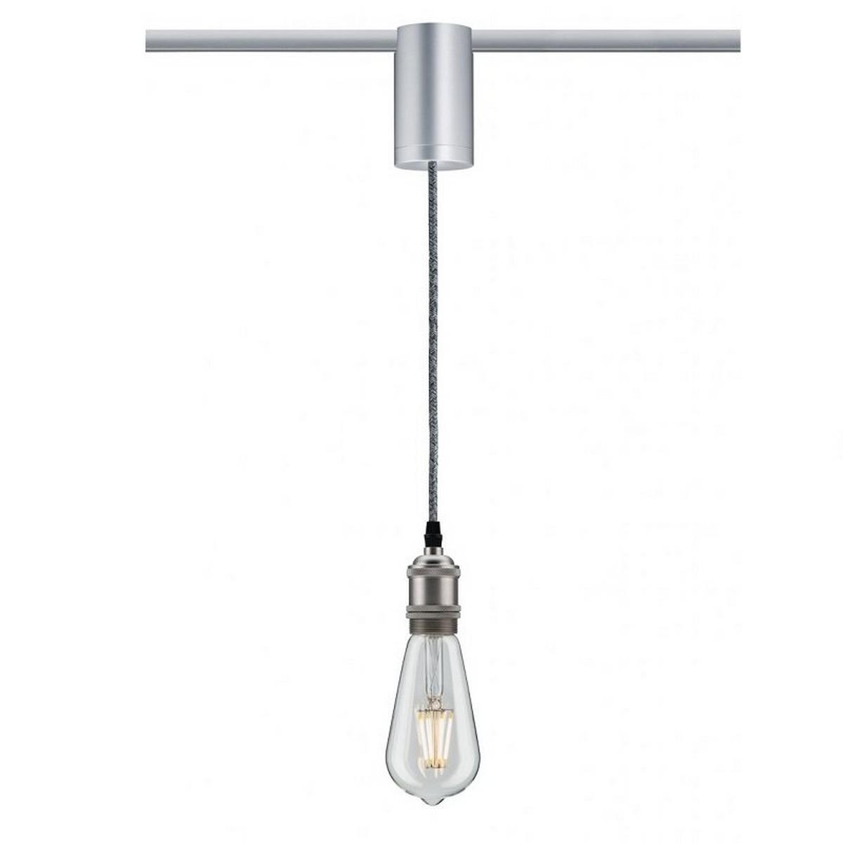 Schienensystem Urail Adapter 95494 Chromfarben - Chromfarben, Design, Kunststoff/Metall (6,2/10,6cm) - Paulmann