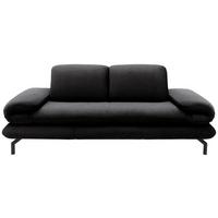 2,5-sitzer Looks Xiii - Anthrazit/Schwarz, Design, Textil (224 (284)/83 (110)/98cm) - LOOKS by W.Joop