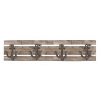 Nástenný vešiak SAILER 4 - hnedá, Romantik / Landhaus, drevo (66/14/7cm) - Mömax