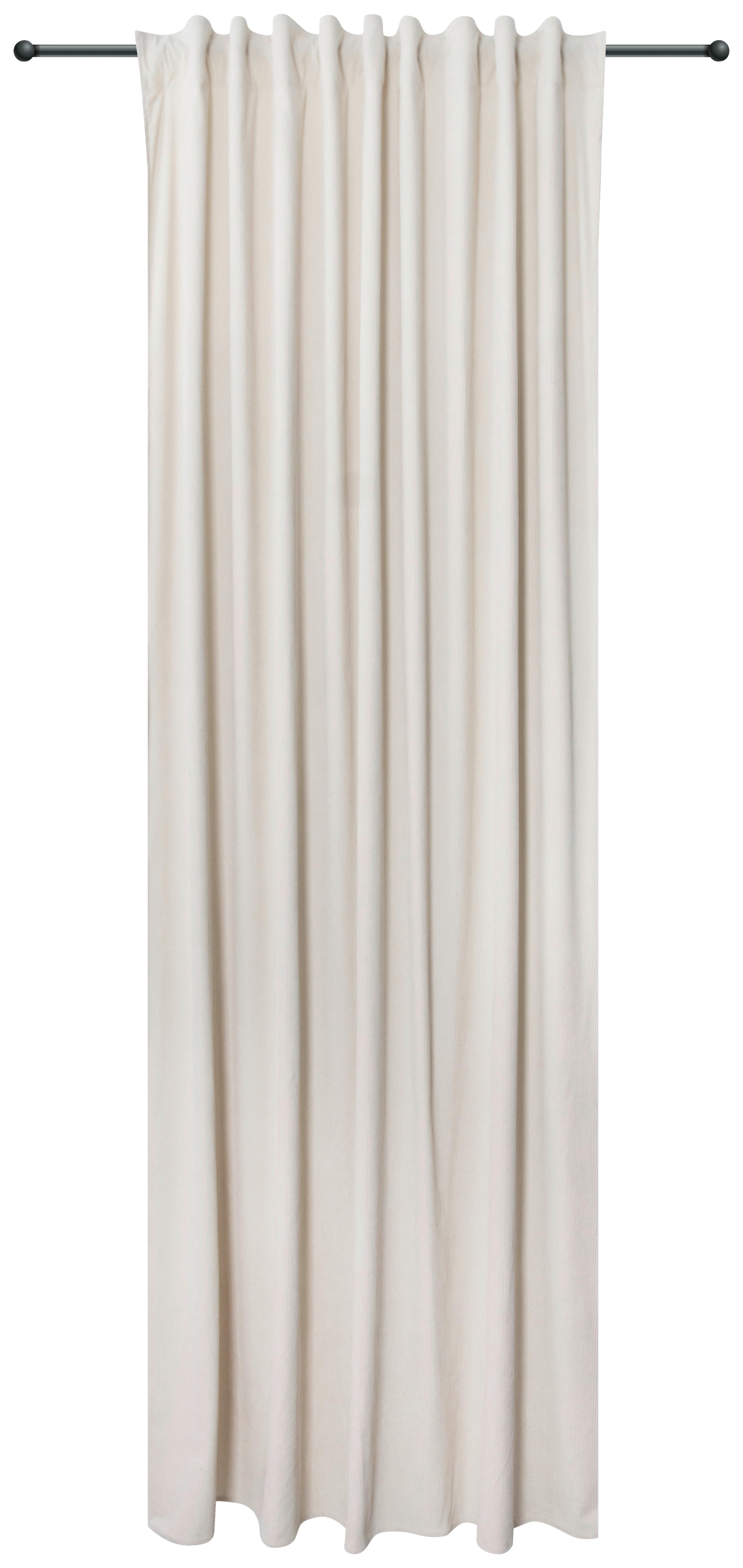 Fertigvorhang mit Band Maren 140x245 cm Beige - Beige, ROMANTIK / LANDHAUS, Textil (140/245cm) - James Wood