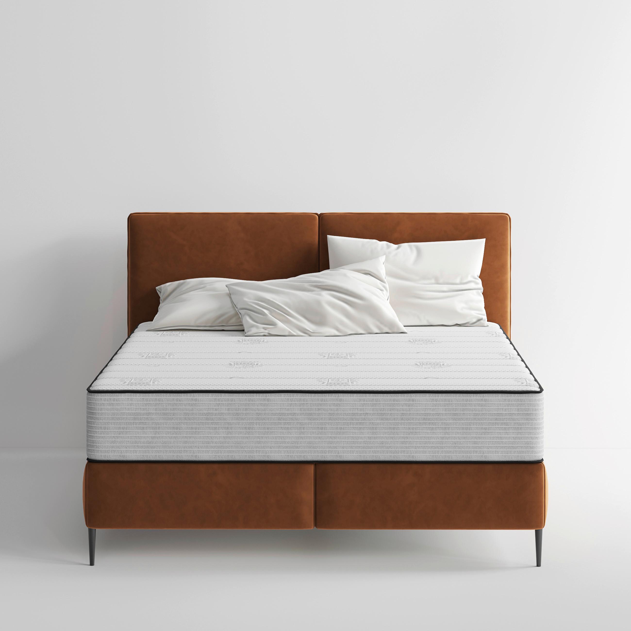 TASCHENFEDERKERNMATRATZE Nice 140x200cm fest - Weiß, Basics, Textil (140/200cm) - Livetastic