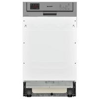 Einbau-geschirrspüler Qw-hs12s 47es-De B:44,8 Teilintegriert - Edelstahlfarben, Basics (44,8/82/57cm) - Sharp