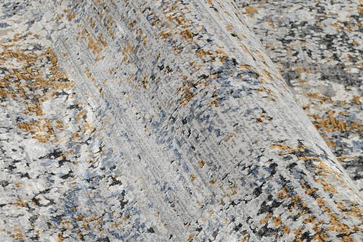 Webteppich Le Mans 67x130 cm - Multicolor/Hellgrau, Design, Textil (67/130cm) - Dieter Knoll