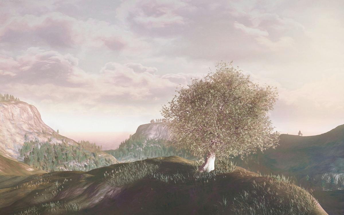 Vliestapete Lieu Magique - Multicolor, Basics (400/250cm) - Komar