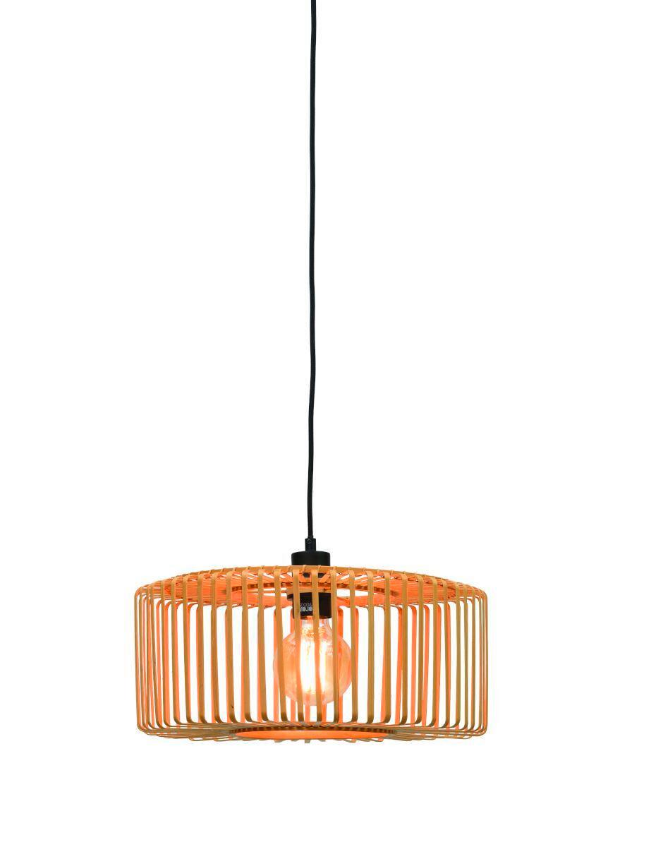 Hängeleuchte Bromo/h/4018/n - Naturfarben, Trend, Holz (40/20cm) - Good & Mojo