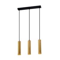 Hängeleuchte 33-79138 Tubo - Schwarz, Design, Metall (46/6/90cm)