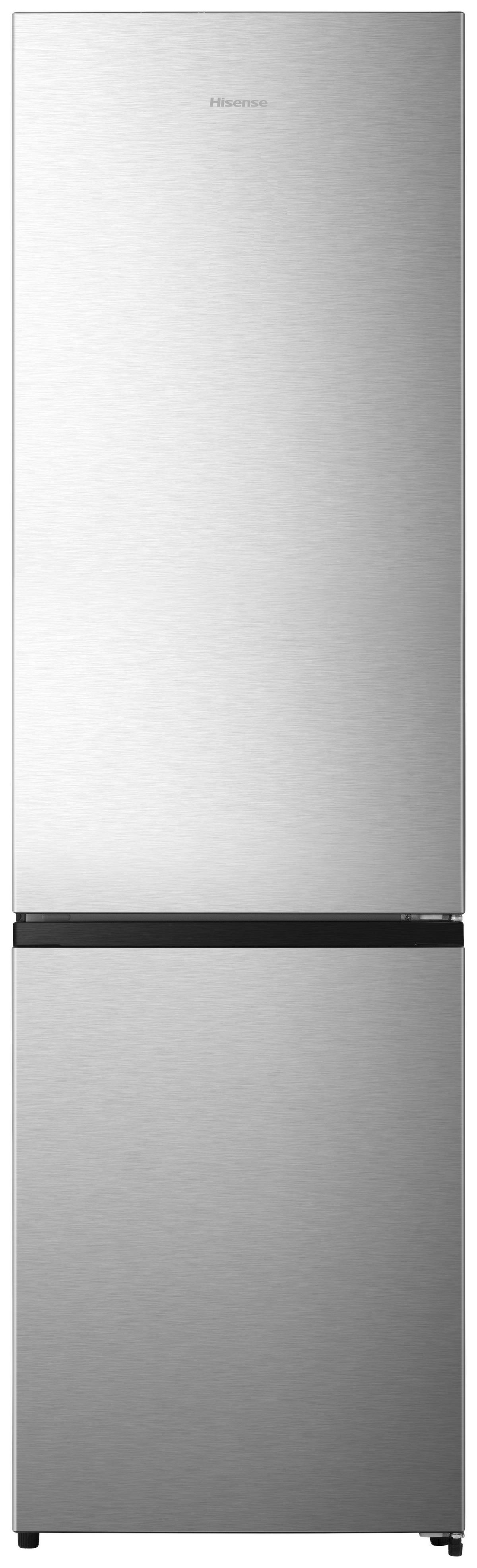 Kühl-Gefrier-Kombination Rb440n4aca - Edelstahlfarben, Basics, Glas/Kunststoff (59,5/201,7/57,9cm) - Hisense