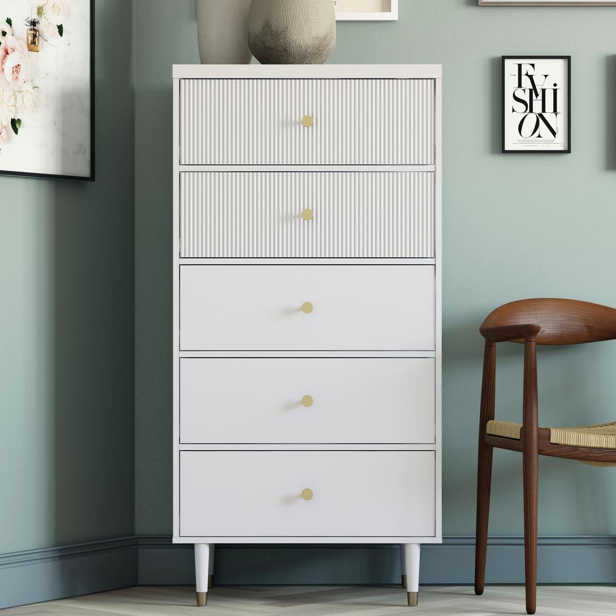 Couchtisch Elizabeth mit Ablagefach Grau - Grau, Design, Holzwerkstoff (70/141/46cm) - MID.YOU