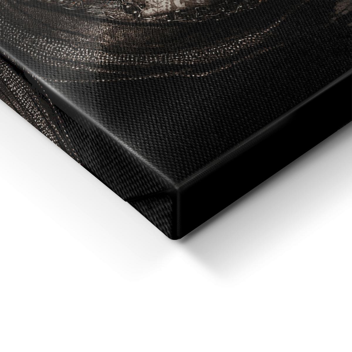 MALBA NA PLÁTNĚ SILVER - černá/barvy stříbra, kompozitní dřevo/textil (80/120cm) - Premium Living