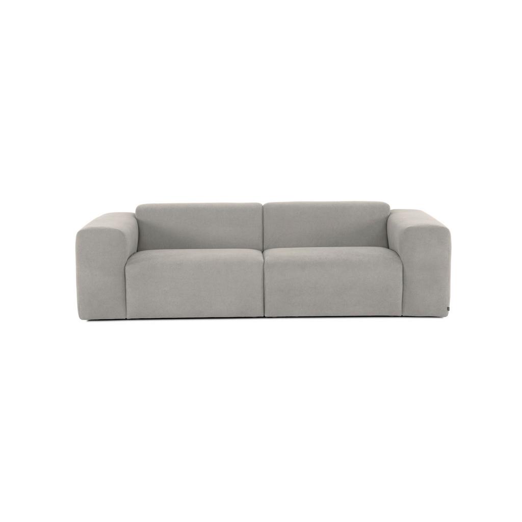 3-Sitzer-Sofa Manne Grau B: 266 cm