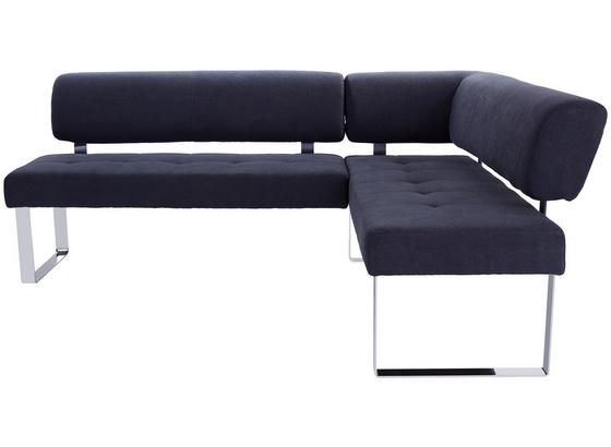 Eckbank Cres - Chromfarben/Grau, MODERN, Holz/Textil (216/177cm) Eckbank Cres - Chromfarben/Grau, MODERN, Holz/Textil (216/177cm)
