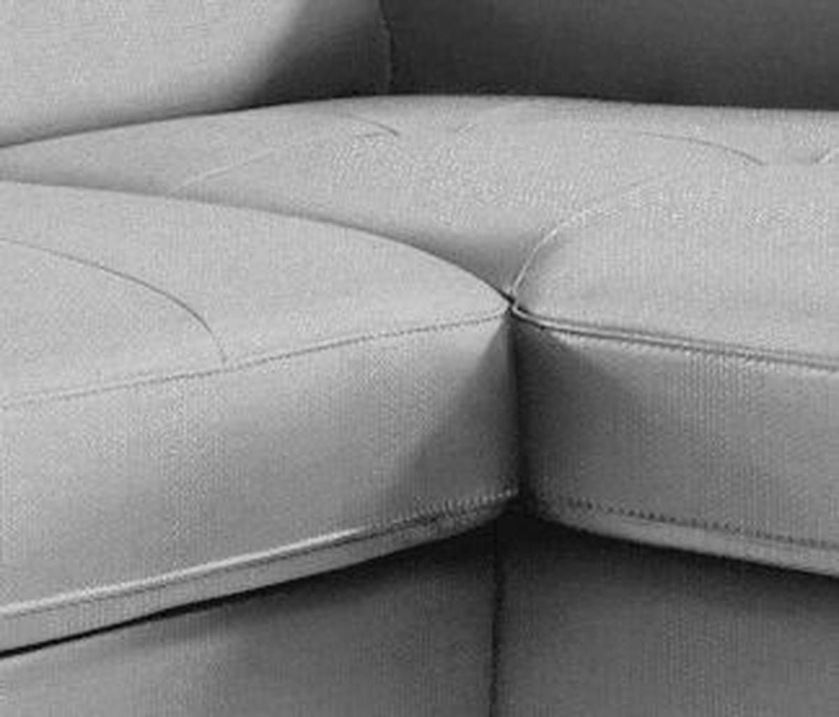 Ecksofa Mit Schlaffunktion Sammy Anthrazit - Chromfarben/Anthrazit, Design, Textil (226/169cm) - Livetastic