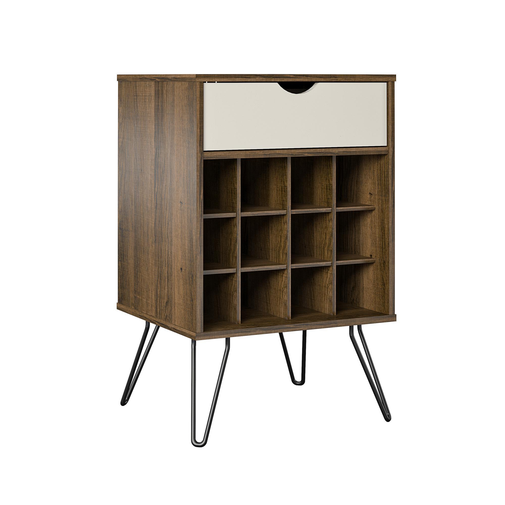 Weinregal Harmony Dunkelbraun H: 80 cm