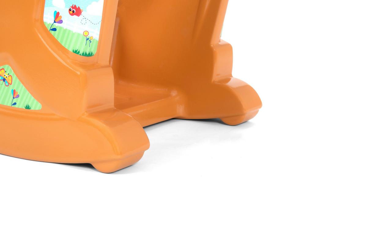 Schaukelpferd Simplay3 Ab 12 Monaten Mit Lehne - Multicolor/Braun, Basics, Kunststoff