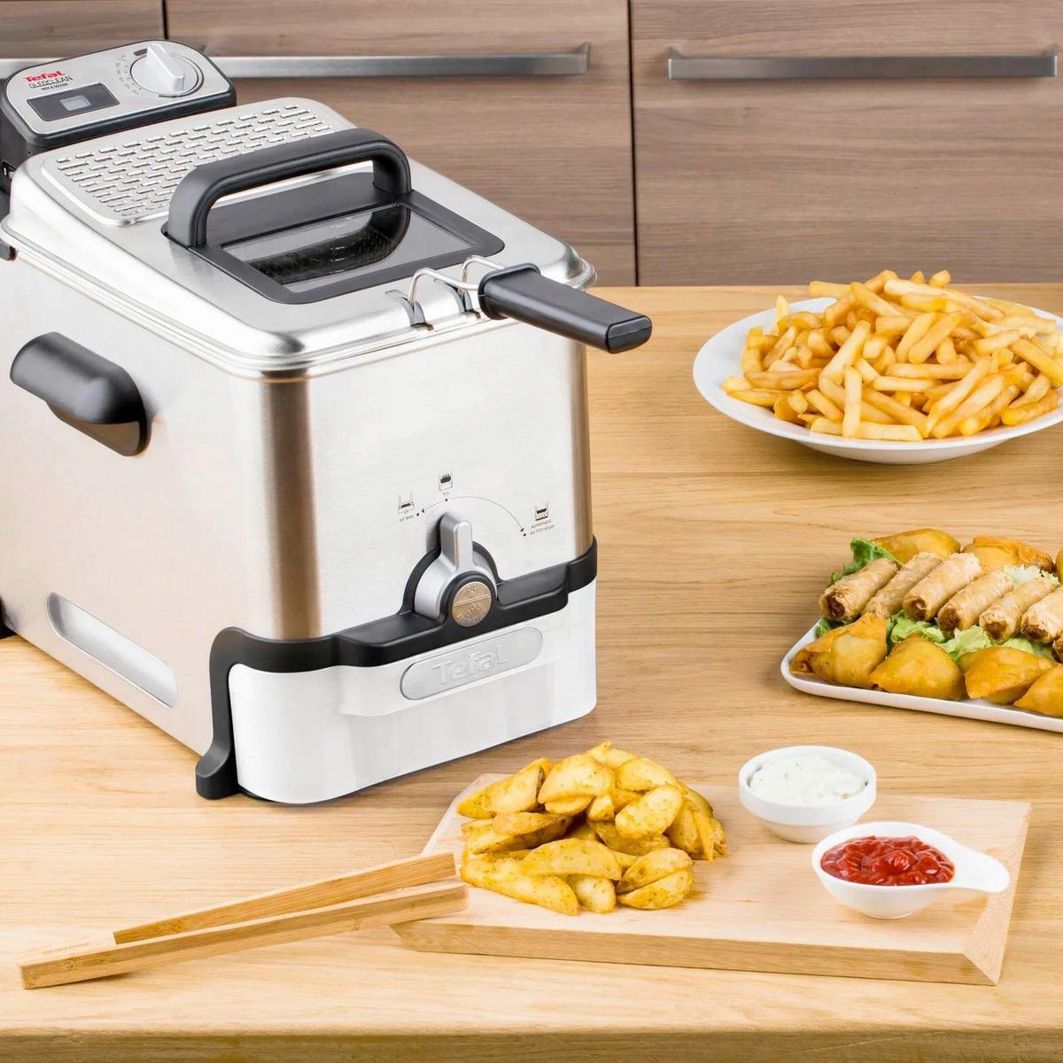 FRITTEUSE 3,5 Liter - Edelstahlfarben, Basics, Kunststoff/Metall (42.1/29.4/34.5cm) - Tefal