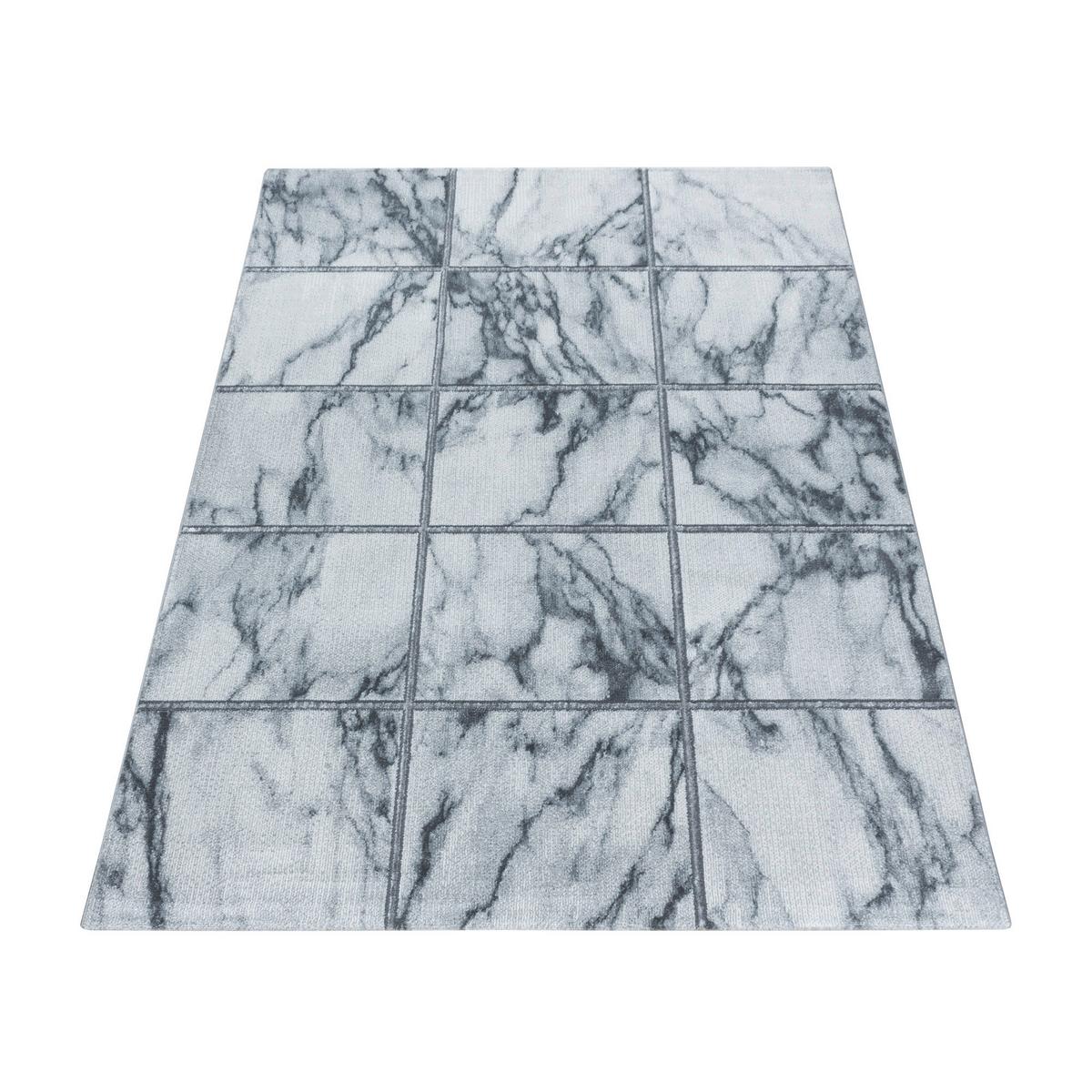 Webteppich Silber Naturfaser Naxos 140x200 cm - Silberfarben, Design, Textil (140/200cm)
