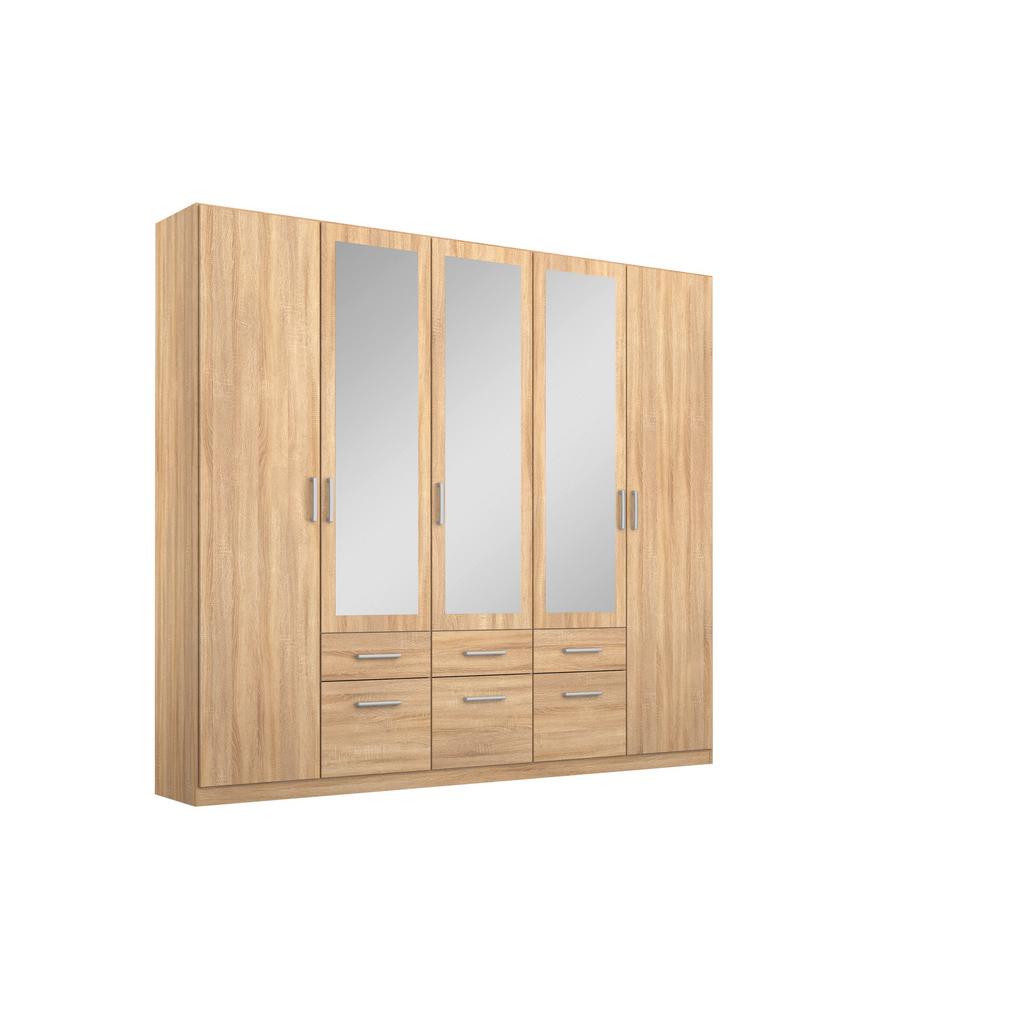DREHTÜRENSCHRANK Bingen S. Eiche D. B: 226cm