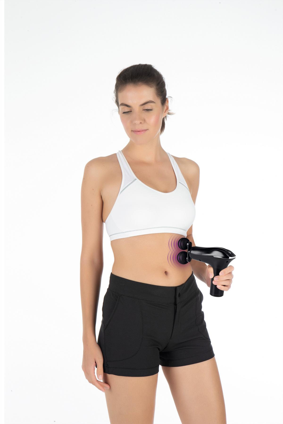 Massagepistole 14542 - Schwarz, Basics, Kunststoff/Metall (14,5/5,2/14,5cm)