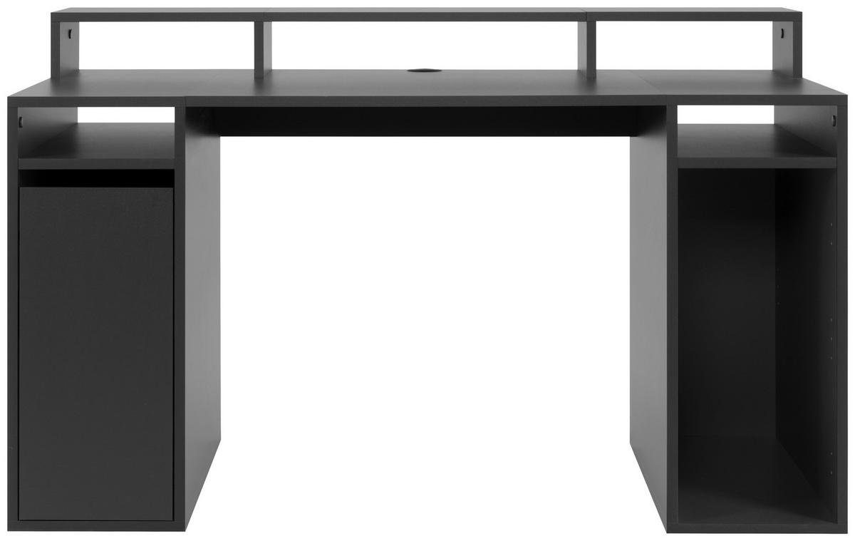Schreibtisch Mit Stauraum B/h: 70,5/85,5 Cm Newcastle - antracit, Basics, faalapú anyag (140/70,5/85,5cm) - MID.YOU