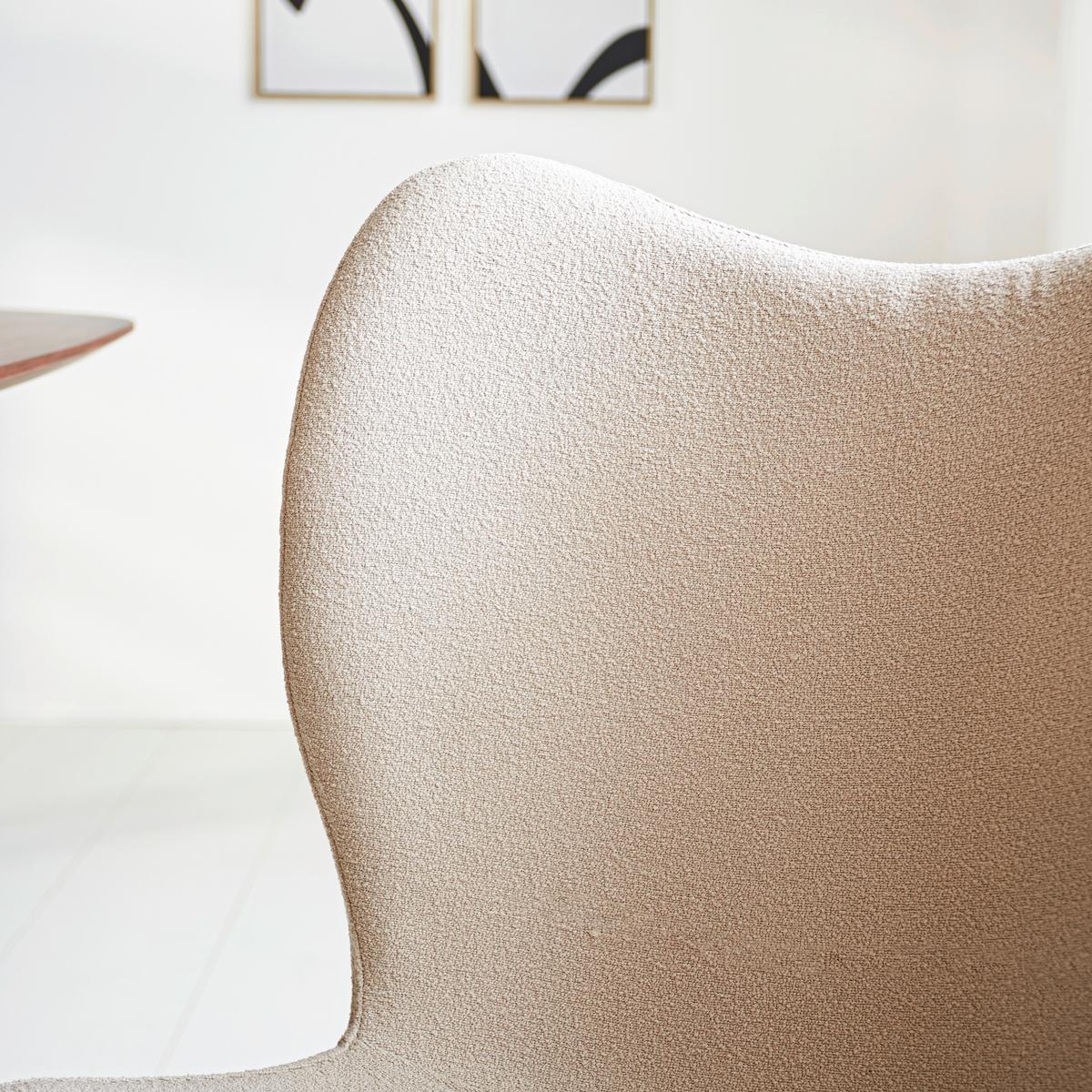Stuhl-Set Caen Beige B: 50 cm - Beige/Schwarz, MODERN, Textil/Metall (50/88,5/42cm) - MID.YOU