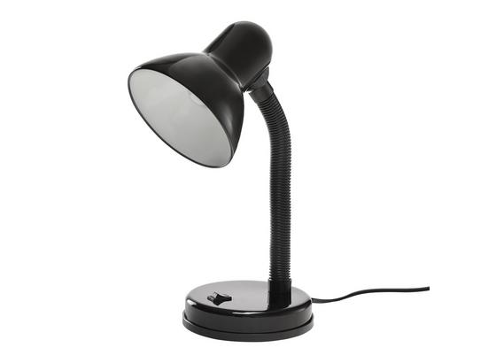 Lampa Na Písací Stôl Leona, Max. 40 Watt - čierna, kov/plast (12,5/34/18,5cm) - Based Lampa Na Písací Stôl Leona, Max. 40 Watt - čierna, kov/plast (12,5/34/18,5cm) - Based