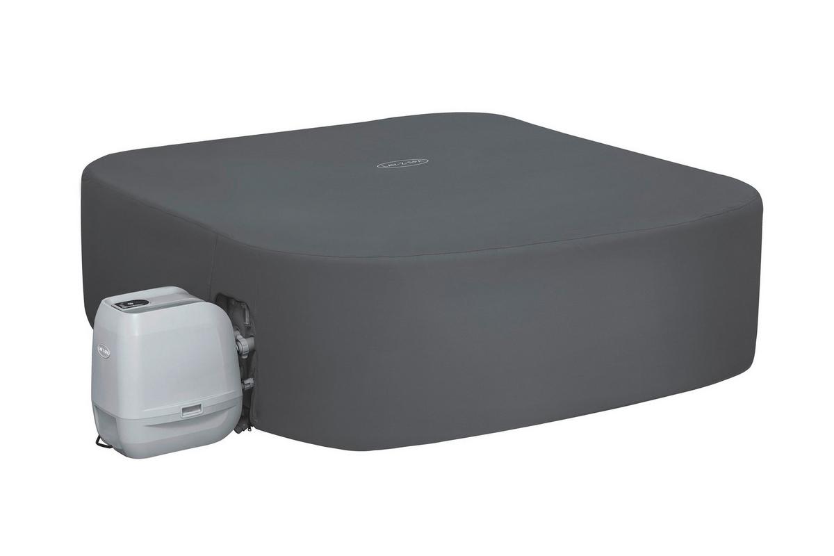 Whirlpoolabdeckung Gustav - Dunkelgrau, KONVENTIONELL, Kunststoff (230/230/71cm) - Bestway