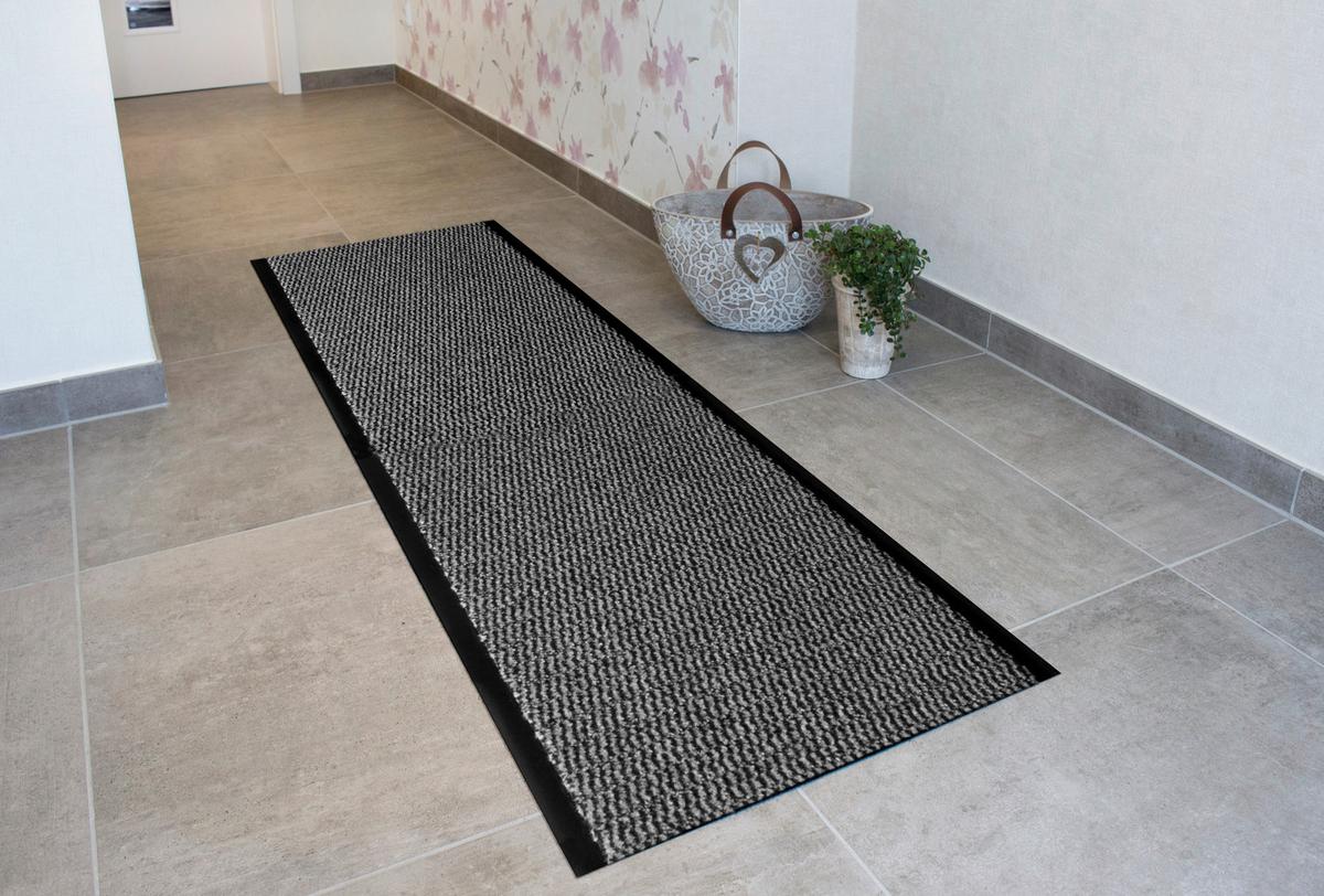 Läufer Entree - Hellgrau, Basics, Kunststoff (90/250cm) - Novel