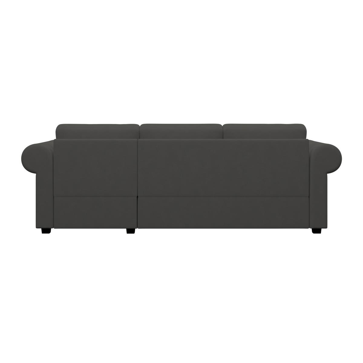 Ecksofa Oslo Braun B: 260 cm - Braun, ROMANTIK / LANDHAUS, Textil (260/85/155cm) - James Wood