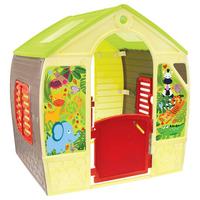 Hrací domeček HAPPY HOUSE, 102/108/88cm - vícebarevná, Konvenční, plast (102/108/88cm)