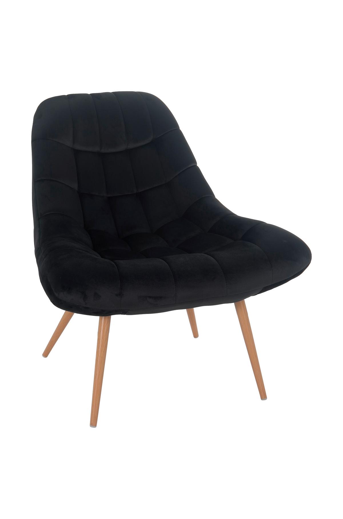 Xxl-sessel Schwarz, Naturfarben B: 76 Cm - Schwarz/Naturfarben, MODERN, Textil (76/85,6/85,6cm) - Livetastic