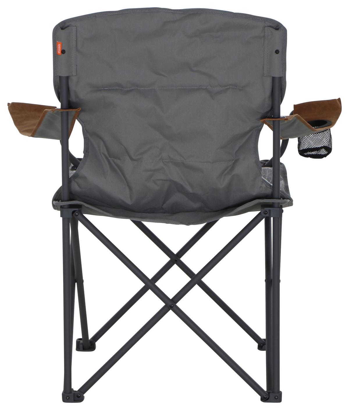 Campingsessel Faltbar M51747 mit Tragetasche - Anthrazit/Grau, KONVENTIONELL, Textil/Metall (90/96/61cm) - Siena Garden