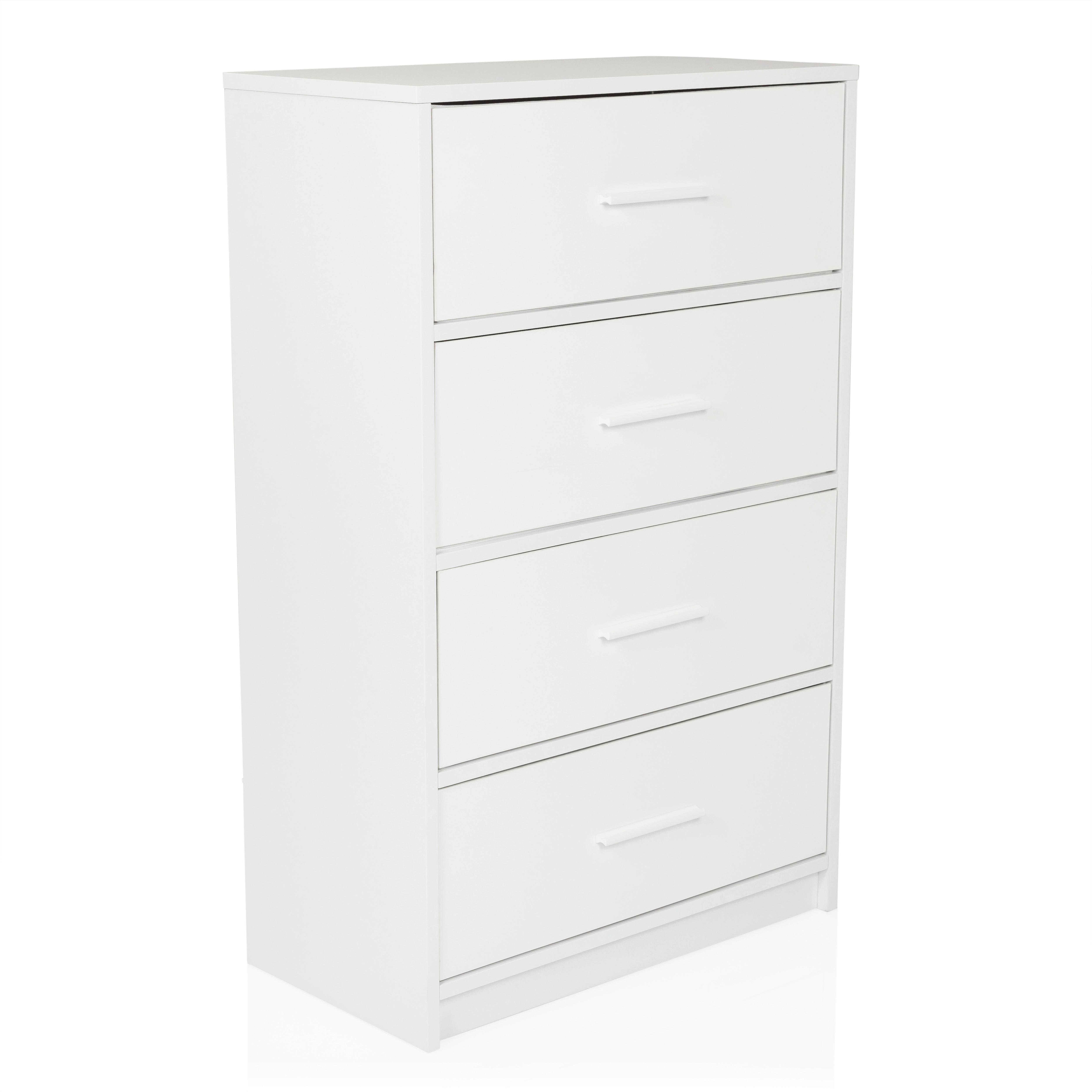 Kommode Estoria Weiß B: 58 cm - Weiß, KONVENTIONELL, Holzwerkstoff (58/91,5/30cm) - MID.YOU