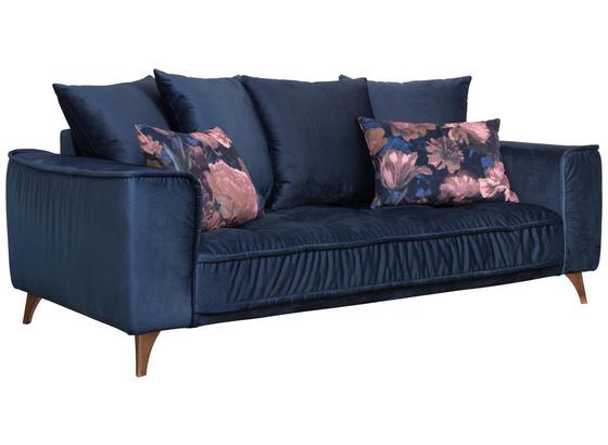 Pohovka Belavio - tmavě modrá, Moderní, textil (204/92cm) Pohovka Belavio - tmavě modrá, Moderní, textil (204/92cm)